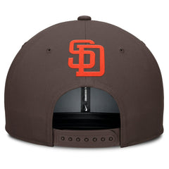 San Diego Padres Pro Performance Snapback Hat - Gray/Brown | Nike