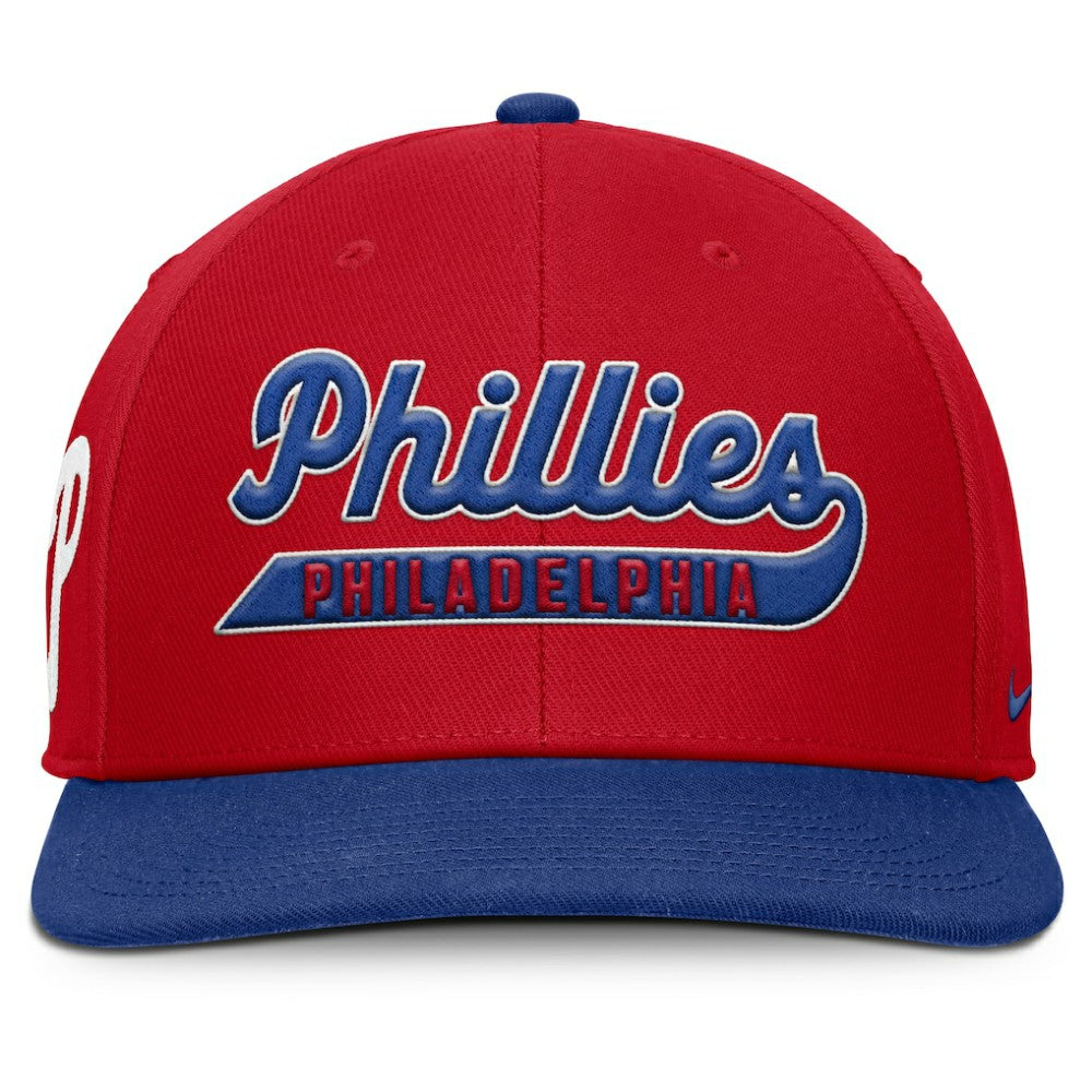 Philadelphia Phillies Pro Performance Snapback Hat - Red/Royal | Nike