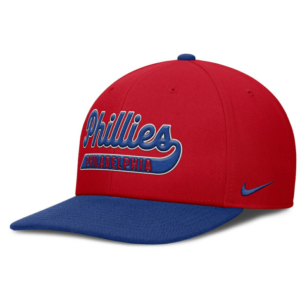 Philadelphia Phillies Pro Performance Snapback Hat - Red/Royal | Nike