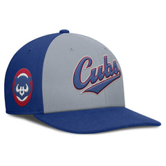 Chicago Cubs Pro Performance Snapback Hat - Gray/Royal | Nike