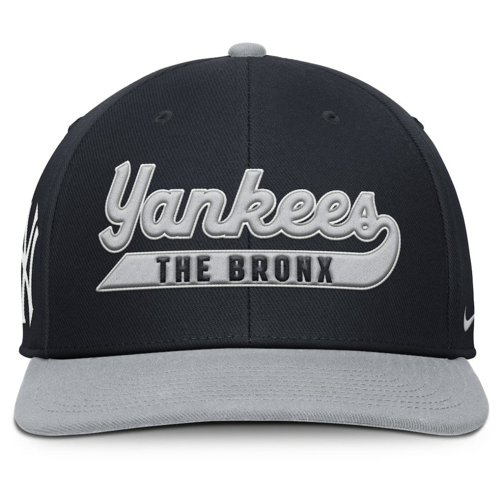 New York Yankees Pro Performance Snapback Hat - Navy/Gray | Nike