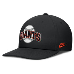 San Francisco Giants Pro Performance Snapback Hat - Black | Nike