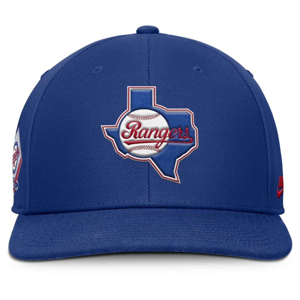 Texas Rangers Pro Performance Snapback Hat - Royal | Nike