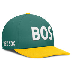 Boston Red Sox 2025 City Connect Pro Performance Snapback Hat - Green/Yellow | Nike