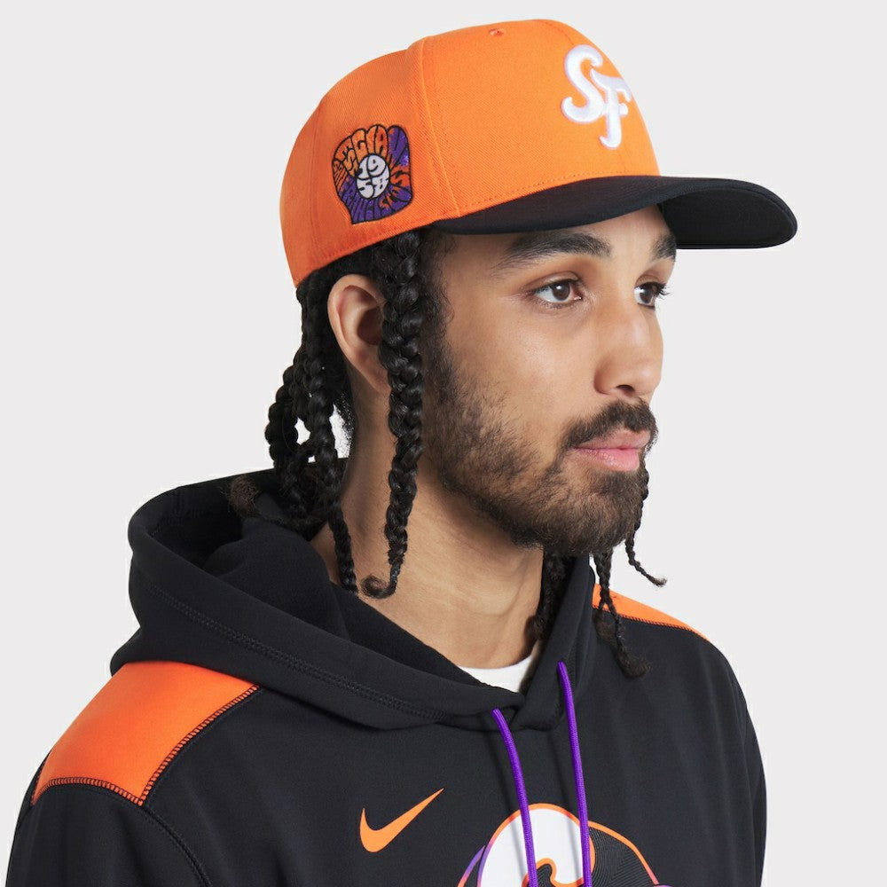 San Francisco Giants 2025 City Connect Pro Performance Snapback Hat - Orange | Nike