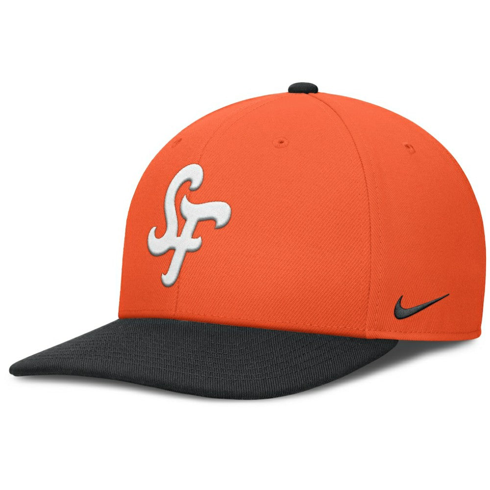 San Francisco Giants 2025 City Connect Pro Performance Snapback Hat - Orange | Nike