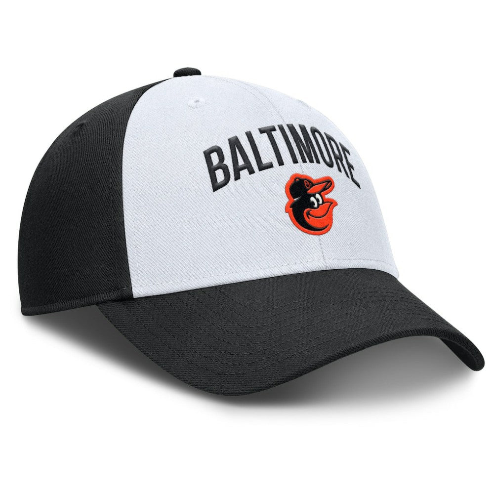 Baltimore Orioles Club Performance Adjustable Hat - White/Black | Nike