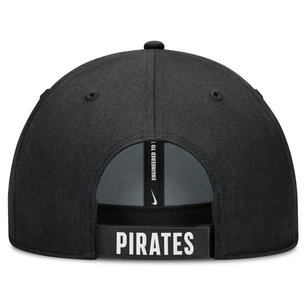 Pittsburgh Pirates Club Performance Adjustable Hat - White/Black | Nike