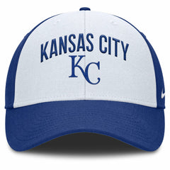Kansas City Royals Club Performance Adjustable Hat - White/Royal | Nike