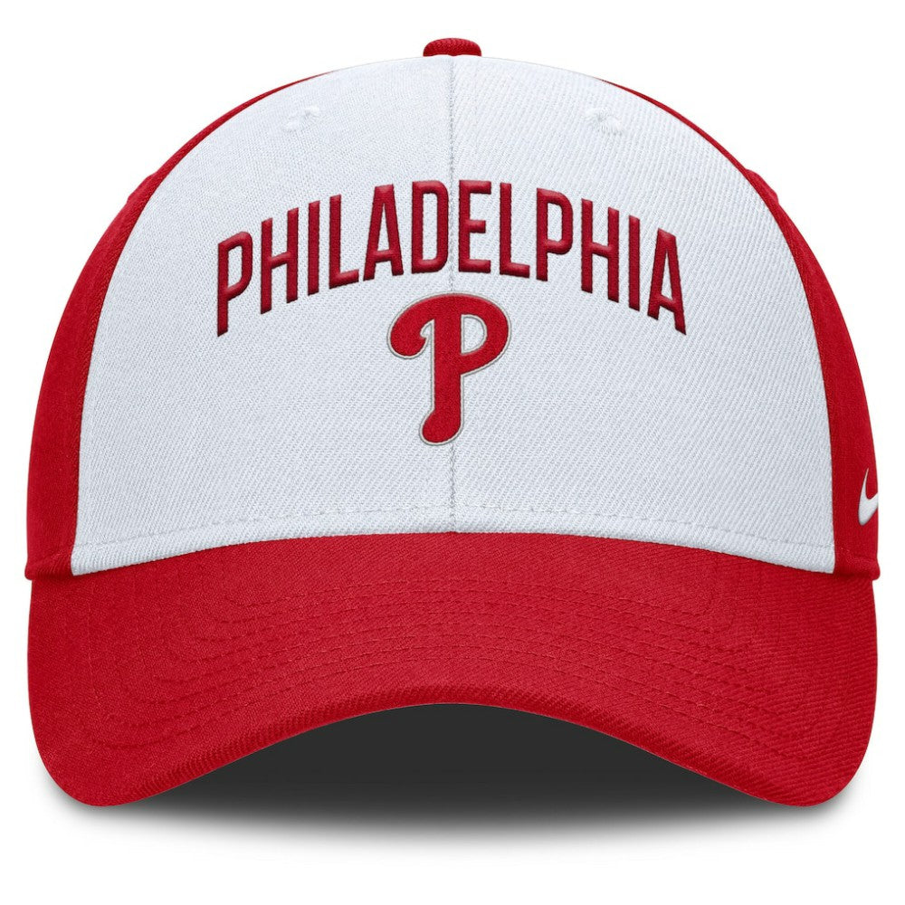 Philadelphia Phillies Club Performance Adjustable Hat - White/Red | Nike