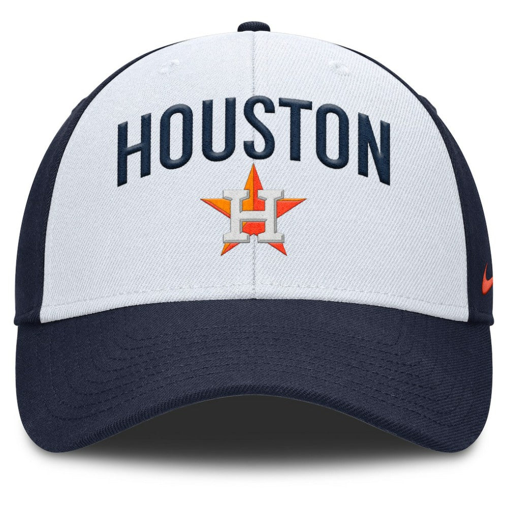 Houston Astros Club Performance Adjustable Hat - White/Navy | Nike