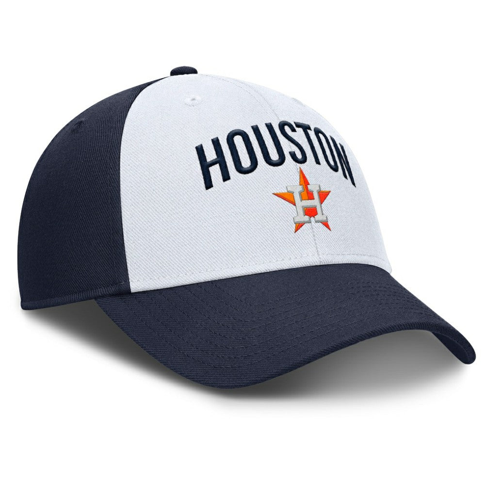 Houston Astros Club Performance Adjustable Hat - White/Navy | Nike
