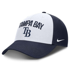 Tampa Bay Rays Club Performance Adjustable Hat - White/Navy | Nike