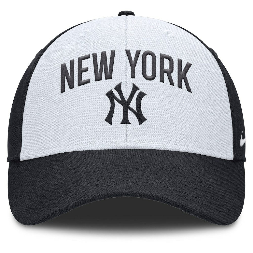 New York Yankees Club Performance Adjustable Hat - White/Navy | Nike