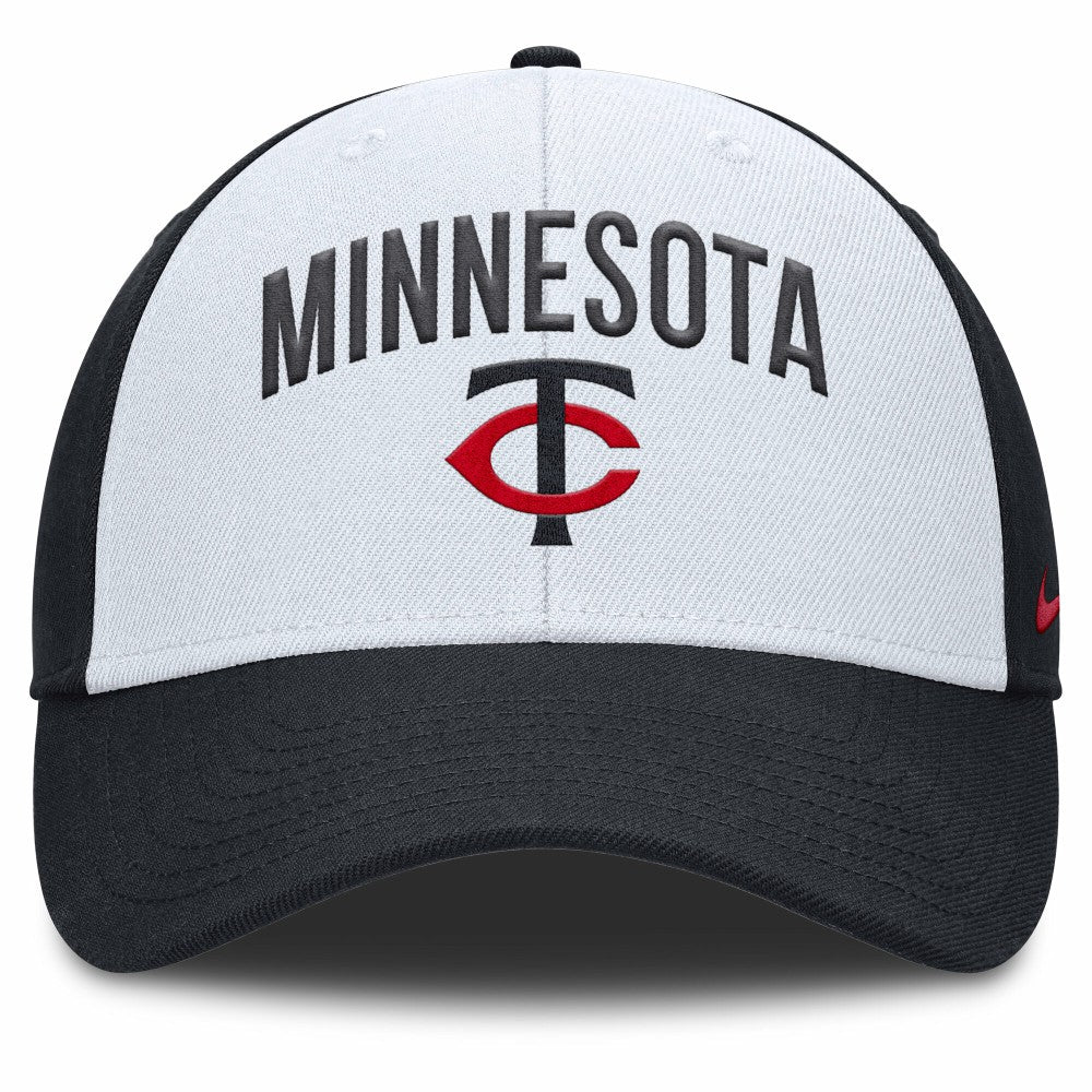 Minnesota Twins Club Performance Adjustable Hat - White/Navy | Nike