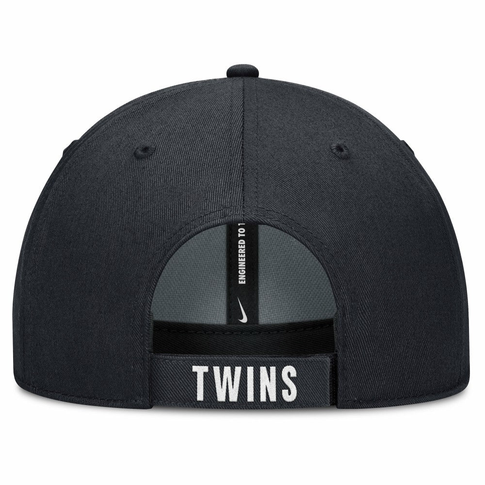 Minnesota Twins Club Performance Adjustable Hat - White/Navy | Nike