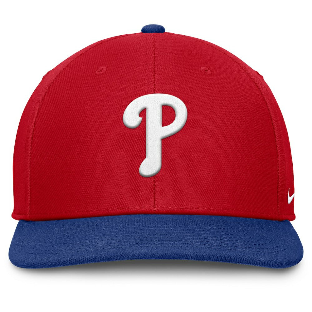 Philadelphia Phillies Pro Performance Snapback Hat - Red/Royal | Nike