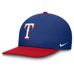 Texas Rangers Pro Performance Snapback Hat - Royal/Red | Nike