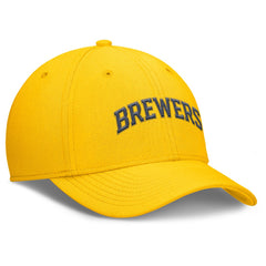 Milwaukee Brewers Rise Performance Flex Hat - Gold | Nike