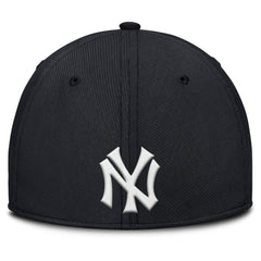 New York Yankees Rise Swoosh Performance Flex Hat - Gray/Navy | Nike