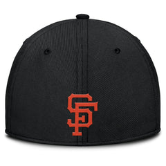 San Francisco Giants Rise Swoosh Performance Flex Hat - Gray/Black | Nike