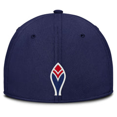 Atlanta Braves Rise Swoosh Performance Flex Hat - Navy/Red | Nike