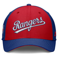 Texas Rangers Rise Swoosh Performance Flex Hat - Royal/Red | Nike
