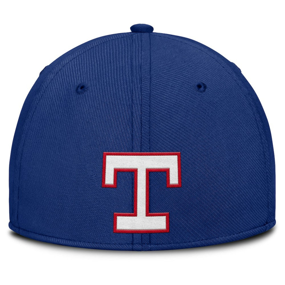 Texas Rangers Rise Swoosh Performance Flex Hat - Royal/Red | Nike