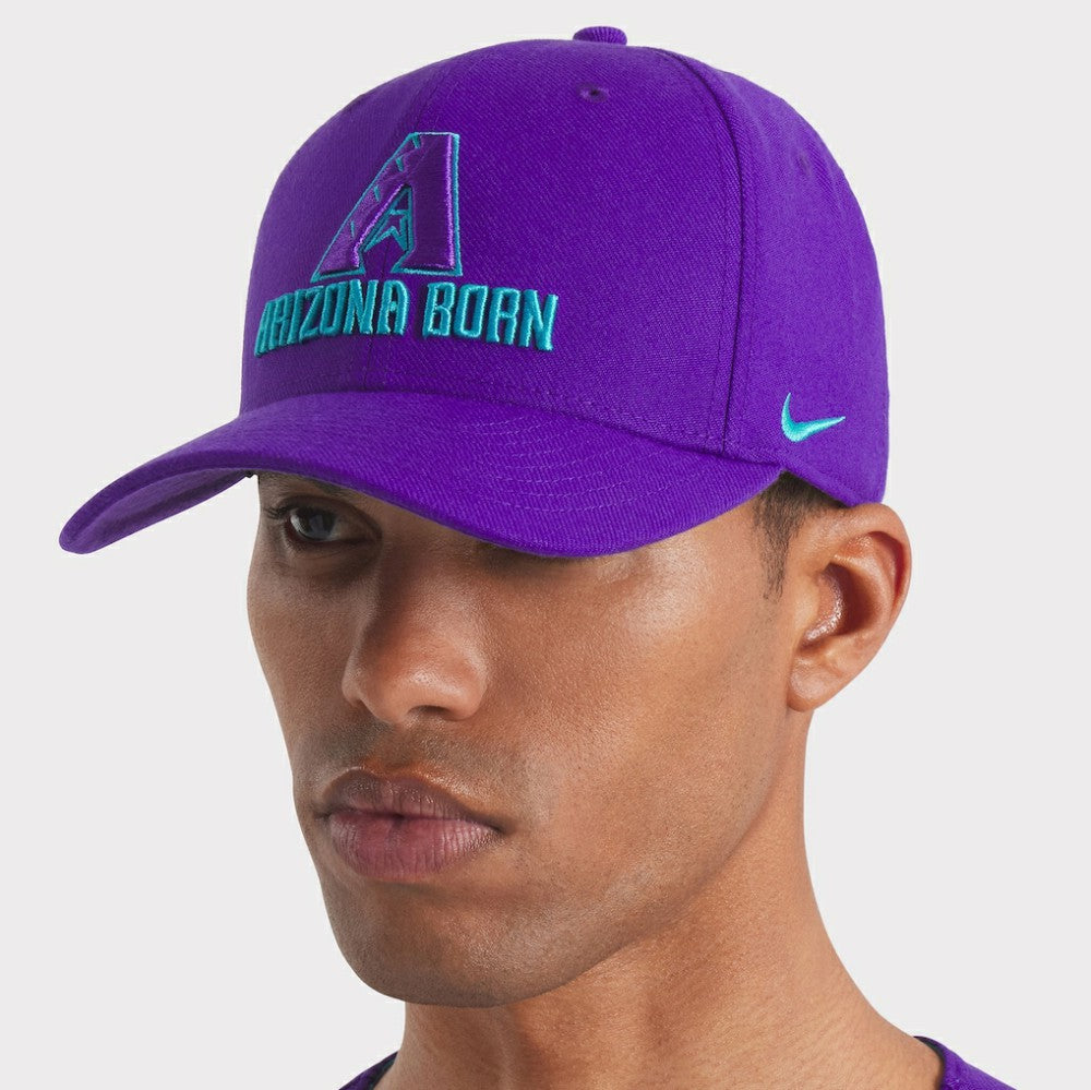 Arizona Diamondbacks 2025 City Connect Rise Swoosh Performance Flex Hat - Purple | Nike