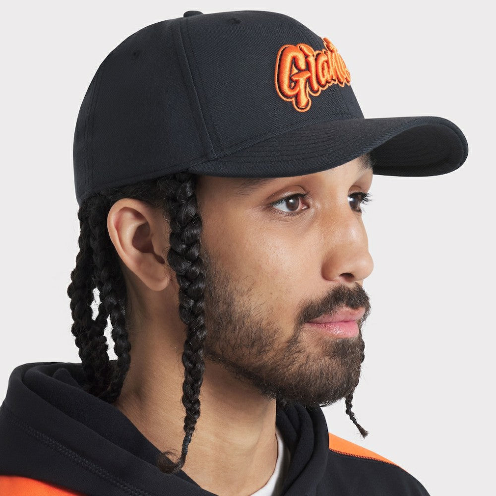San Francisco Giants 2025 City Connect Rise Swoosh Performance Flex Hat - Black | Nike