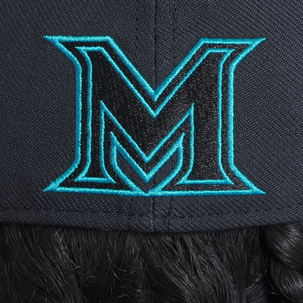 Miami Marlins 2025 City Connect Performance Swoosh Flex Hat - Black | Nike