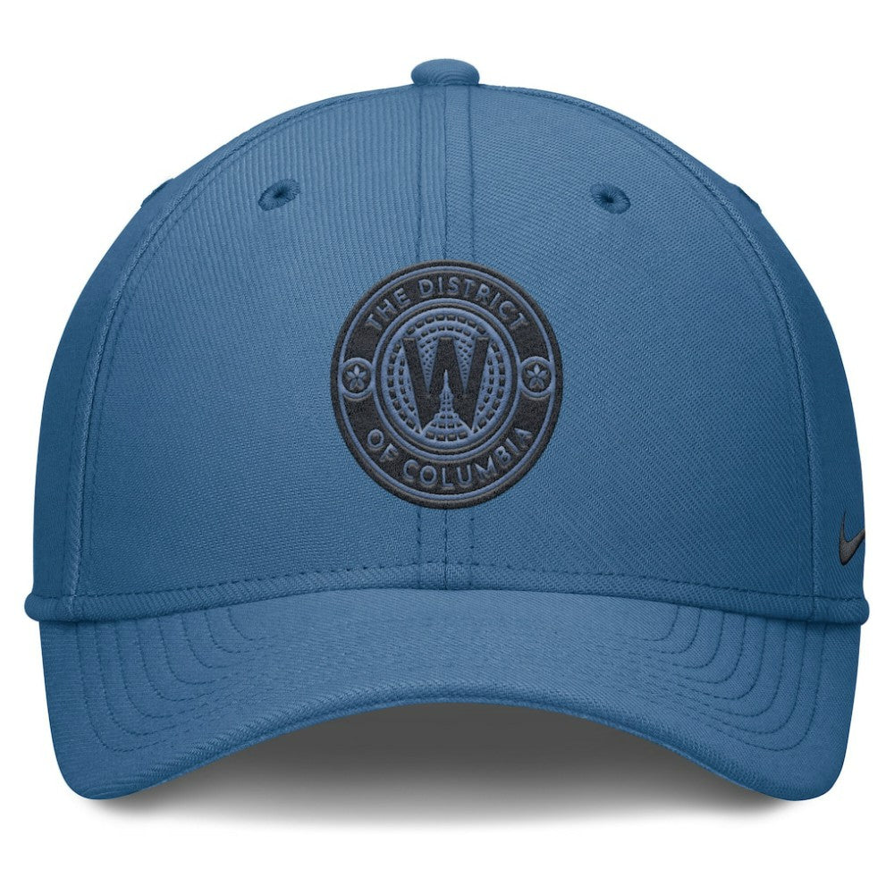 Washington Nationals 2025 City Connect Rise Swoosh Performance Flex Hat - Blue | Nike
