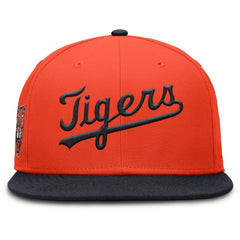 Detroit Tigers Cooperstown Two-Tone Dri-FIT Round Bill True Fitted Hat - Orange | Nike