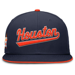 Houston Astros Primetime Dri-FIT Round Bill True Fitted Hat - Navy | Nike