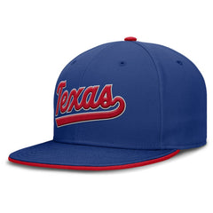 Texas Rangers Primetime Dri-FIT Round Bill True Fitted Hat - Royal | Nike