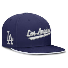 Los Angeles Dodgers Primetime Dri-FIT Round Bill True Fitted Hat - Royal | Nike