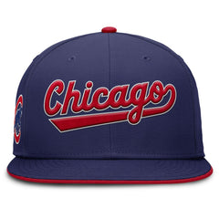 Chicago Cubs Primetime Dri-FIT Round Bill True Fitted Hat - Royal | Nike