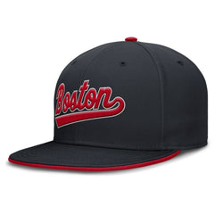 Boston Red Sox Primetime Dri-FIT Round Bill True Fitted Hat - Navy | Nike
