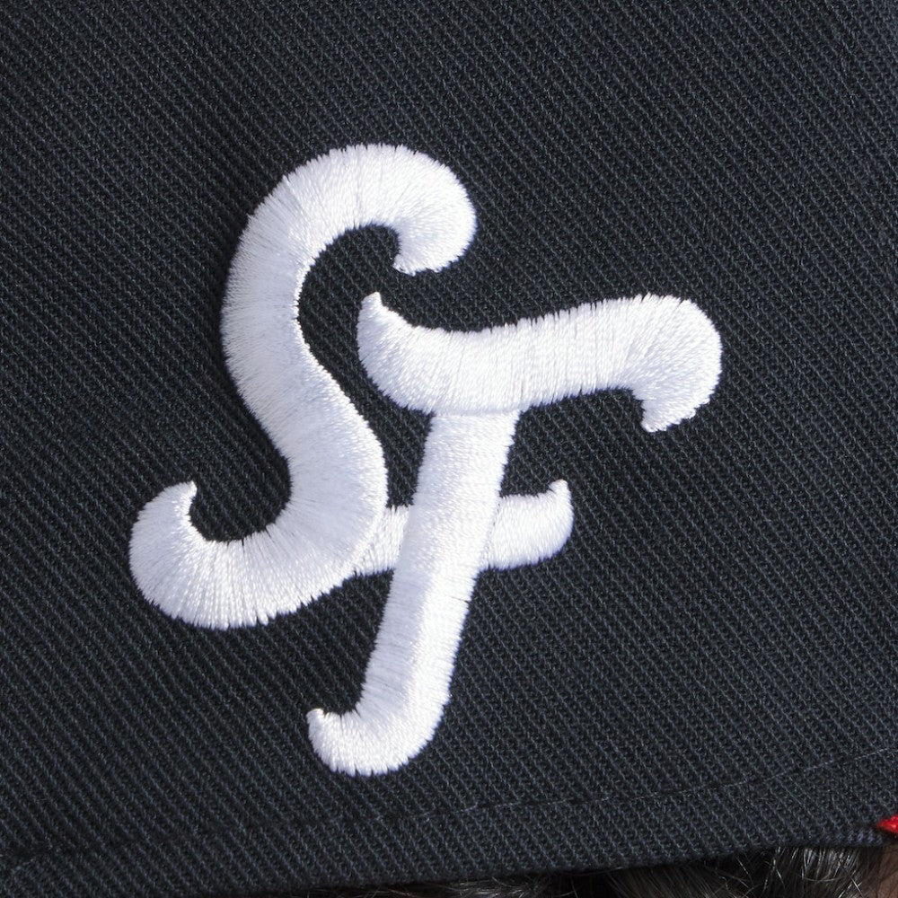 San Francisco Giants 2025 City Connect True Performance Fitted Hat - Black | Nike
