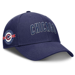 Chicago Cubs Rise Gaberdine Adjustable Hat - Navy | Nike