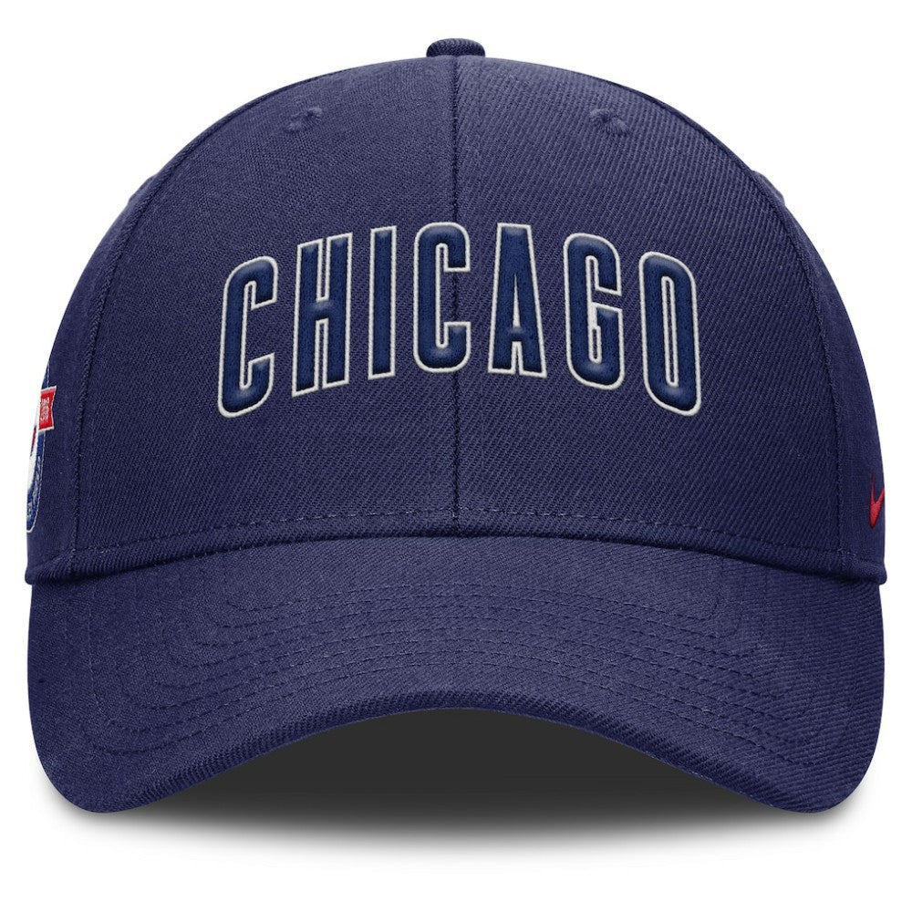 Chicago Cubs Rise Gaberdine Adjustable Hat - Navy | Nike