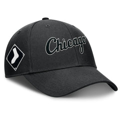 Chicago White Sox Rise Gaberdine Adjustable Hat - Black | Nike