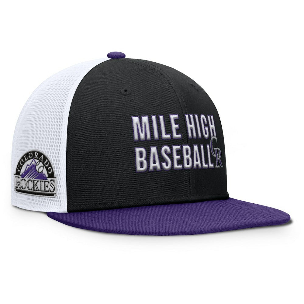 Colorado Rockies Pro Trucker Snapback Hat - Black | Nike