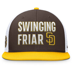 San Diego Padres Pro Trucker Snapback Hat - Brown | Nike