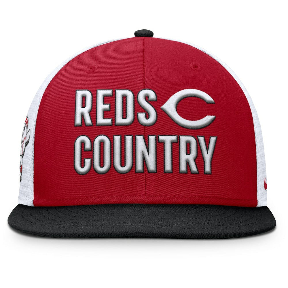 Cincinnati Reds Pro Trucker Snapback Hat - Red | Nike