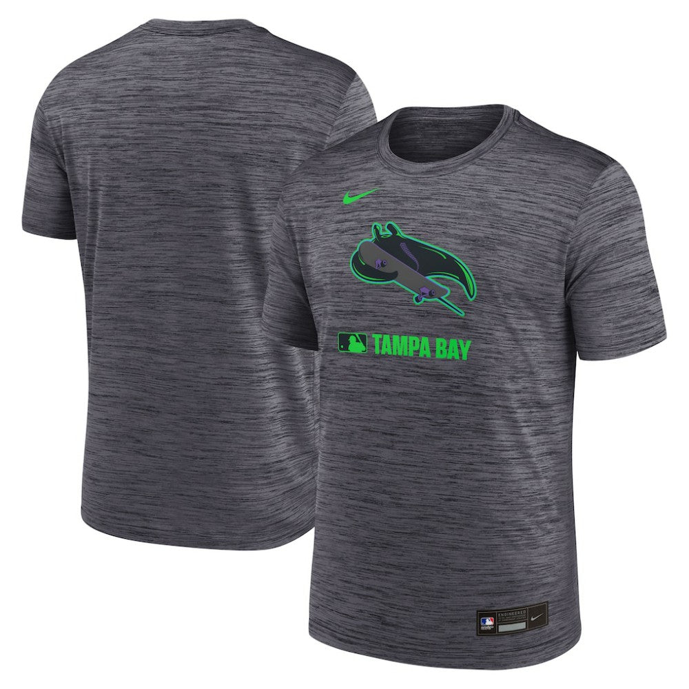 Tampa Bay Rays Authentic Collection City Connect Velocity Dri-FIT T-Shirt - Black | Nike