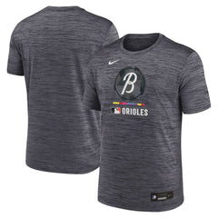 Baltimore Orioles Authentic Collection City Connect Velocity Dri-FIT T-Shirt - Black | Nike