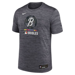 Baltimore Orioles Authentic Collection City Connect Velocity Dri-FIT T-Shirt - Black | Nike