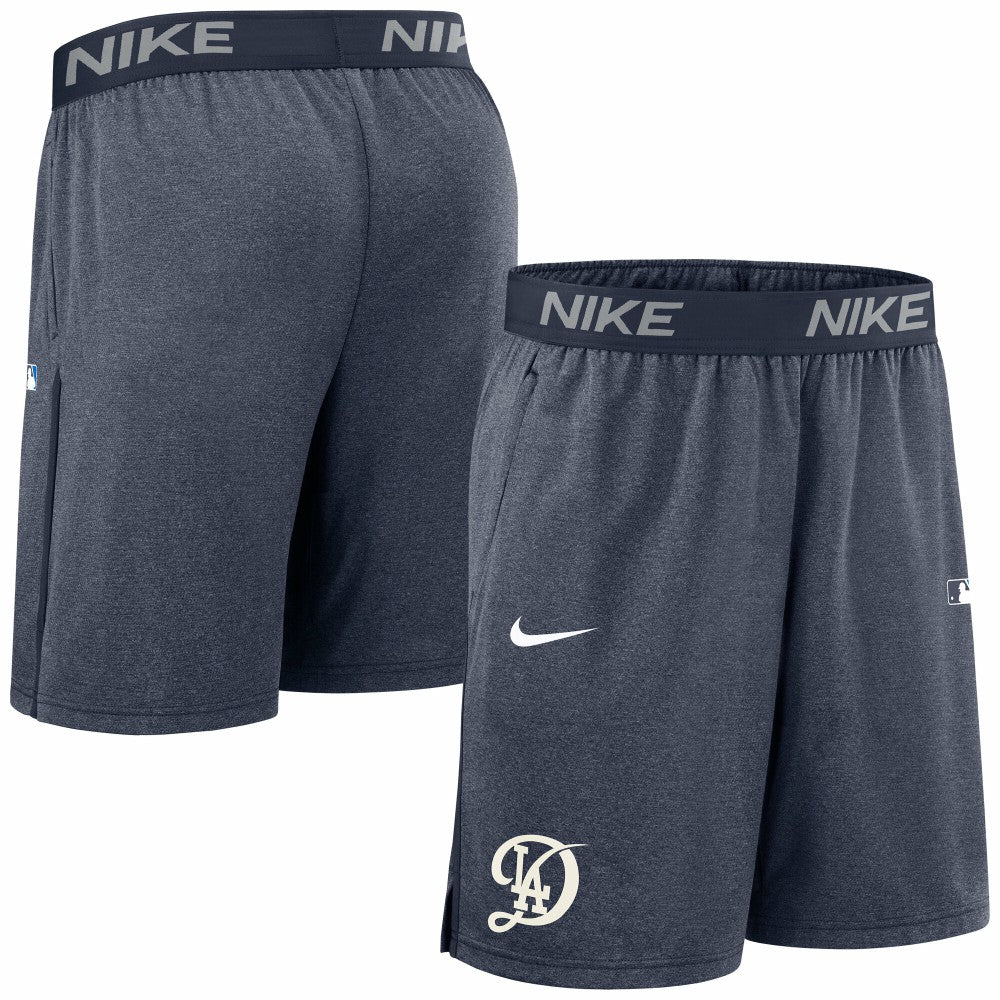 Los Angeles Dodgers Authentic Collection City Connect Performance Knit Shorts - Navy | Nike