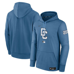 Washington Nationals 2025 City Connect Authentic Collection Performance Pullover Hoodie - Blue | Nike